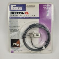 Targus DEFCON CL Notebook/Laptop Coiled Cable Lock Pa410U Brand New