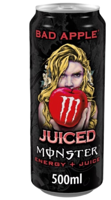 MONSTER ENERGY BAD APPLE JUICED - ENERGY DRINK - 500ML CAN ...