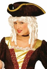 Karneval Klamotten Perücke Edelfrau Rokoko Luxus Zubehör Fasching Karneval