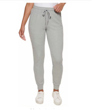 MARC NEW YORK ANDREW MARC WOMEN'S RIBBED KNIT SOFT JOGGER PANTS CEMENT 3XL NWT