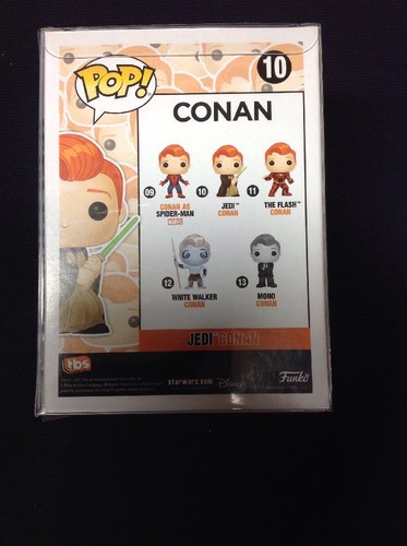 CONAN O'BRIEN JEDI Funko Pop 10 - NIB With Protective Case - Picture 5 of 6
