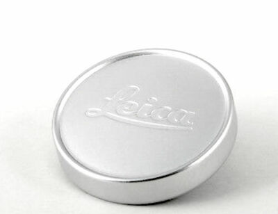 Brand New Leica A42 Silver Elmar-M 50mm F2.8 Metal Lens Cap Front