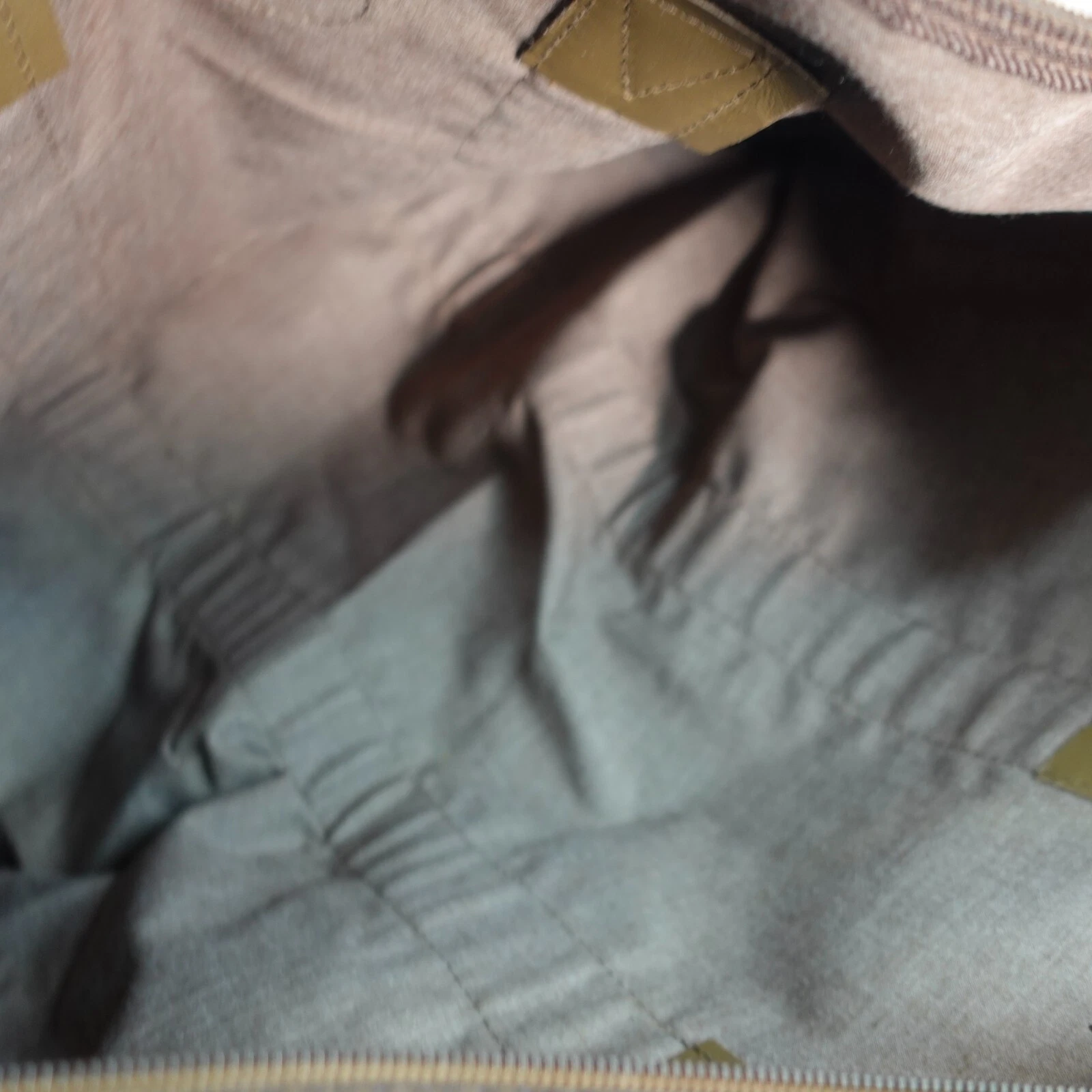 Borsa vintage MARIO VALENTINO grande marrone logo V weekender shopper tote PVC DIFETTO