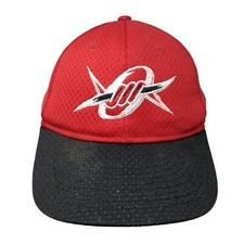 Augusta Sportswear Strapback Hat Red Youth One Size Embroidered Logo