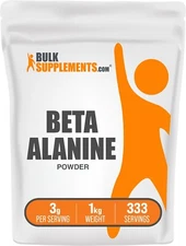 BulkSupplements Beta Alanine Powder 1kg - 3g per Serving