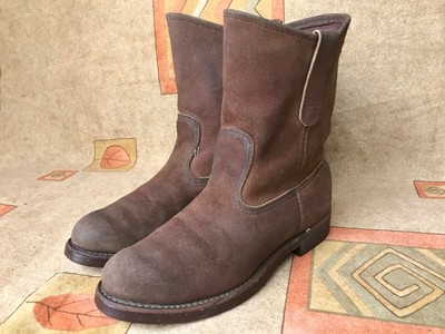 red wing pecos suede