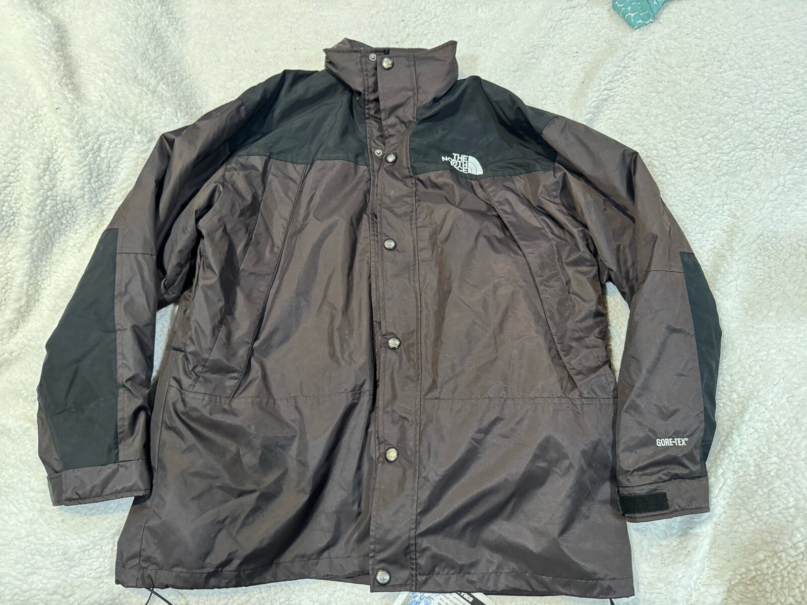 THE NORTH FACE DOLOMITE Shell Gortex Mens Jacket XXL Black/Brown NWT style 9711