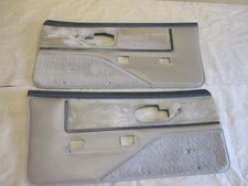 91-92 Firebird Gta Trans Am Dlxe Door Panels Beige Cloth Pm Pw Lh Rh Pair 130-13