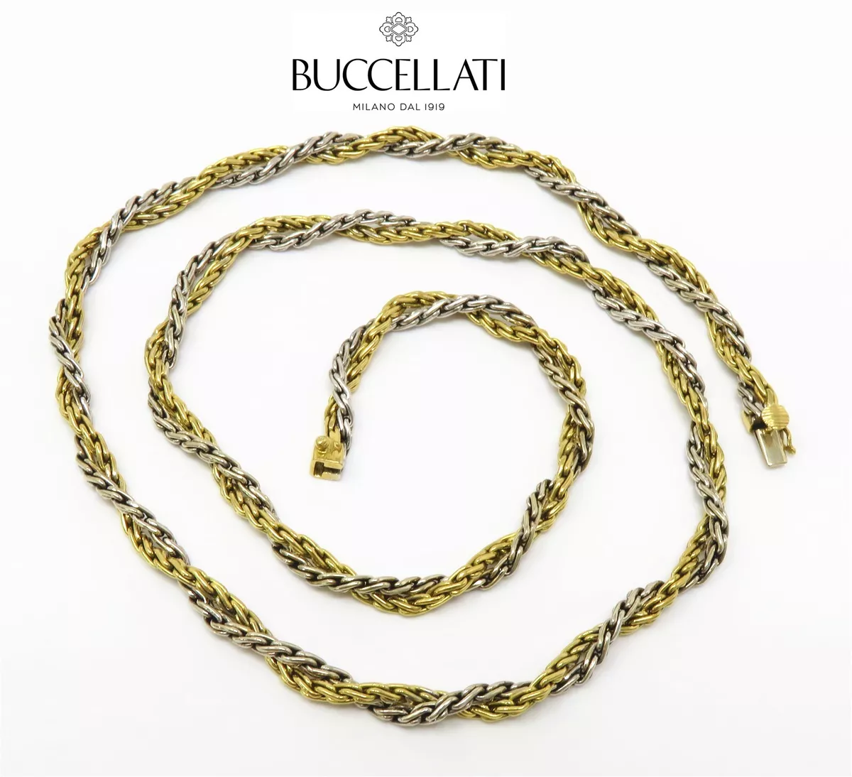 Two tone rope chain deals