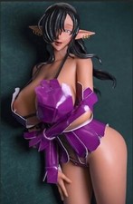 Estatua de gel de sílice Lingyun Studio Kuroinu Olga 1/3 modelo H70 cm