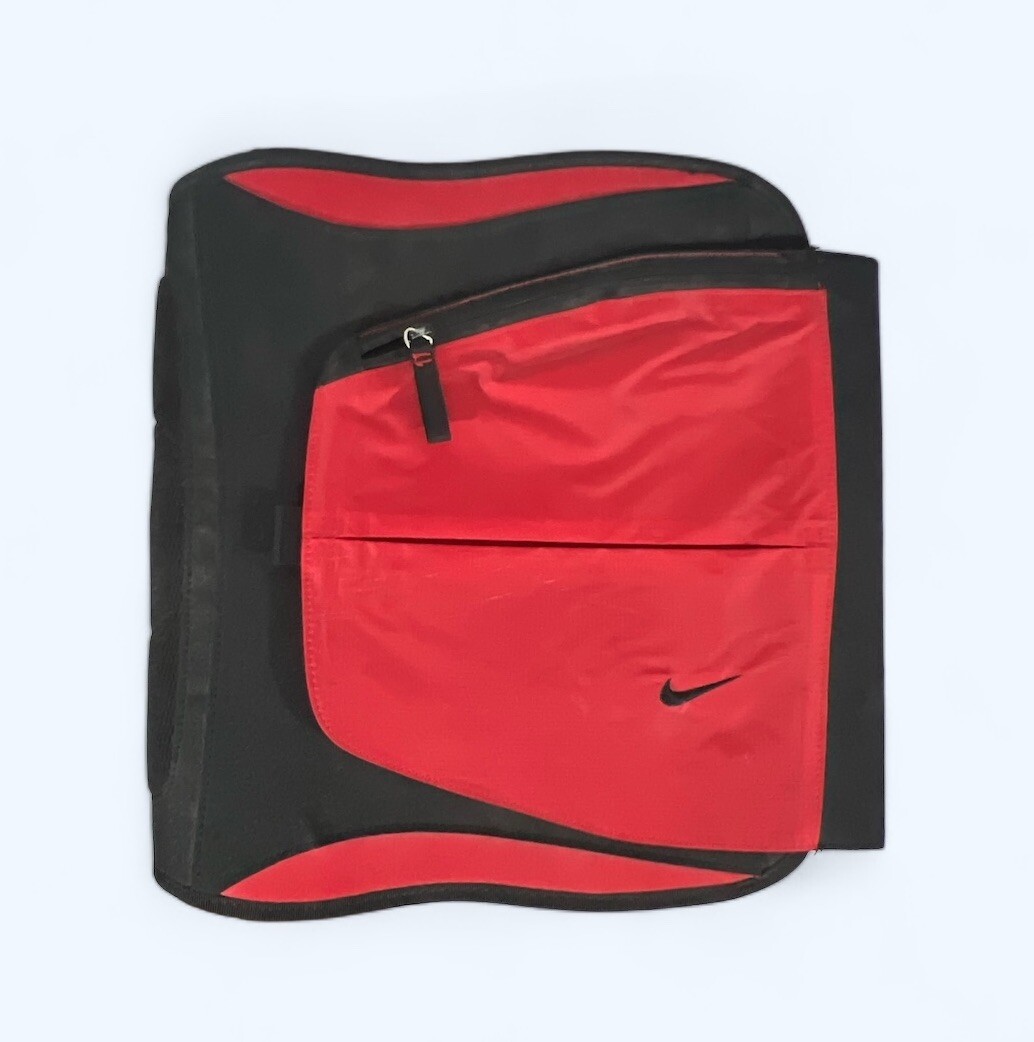 RARE NIKE Swoosh TRAPPER KEEPER MEAD Protect Red/Black Folder 13