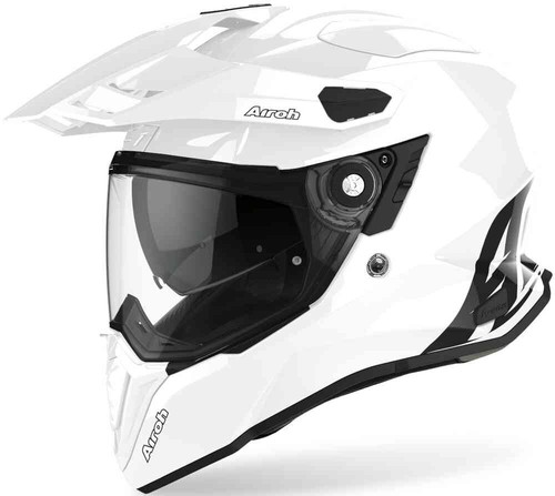 Casco integrale moto Airoh Commander bianco S white adventure helmet casque - Picture 2 of 2