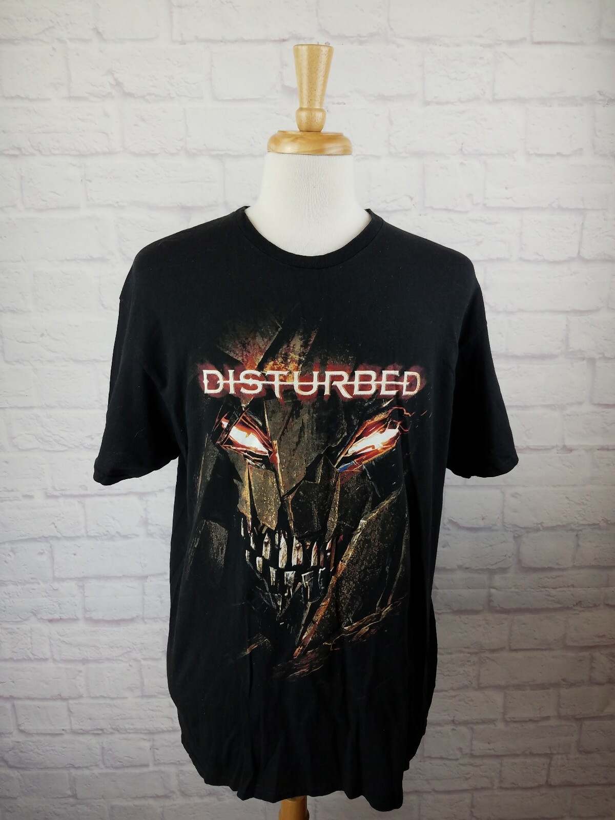 Distrubed Band Graphic Print Black T Shirt - Men's Size XL | eBay