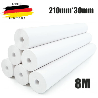 2-10 Rollen A4 Thermodruckerpapier 210mmx8M für Phomemo M832 M833 M834
