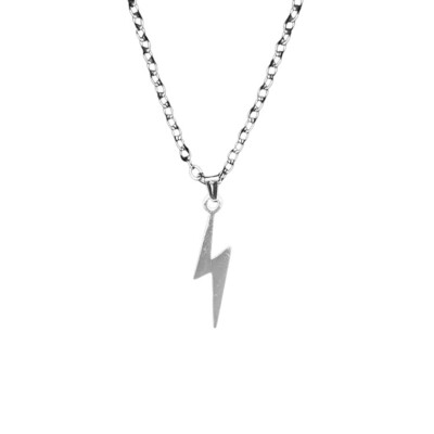 fainz Edelstahl Halskette Bolt