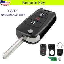 For 2010 2011 2012 2013 Kia Soul Remote Flip Key Fob 3 Button NYOSEKSAM11ATX