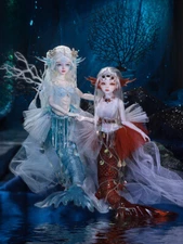 Mermaid Girls 1/4 Resin BJD SD Ball Jointed Dolls Women Girls Gift Fantasy Toys