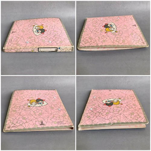 VINTAGE 1976 SANRIO LITTLE TWIN STARS School File JAPAN Notebook Plastic Case - Picture 4 of 12