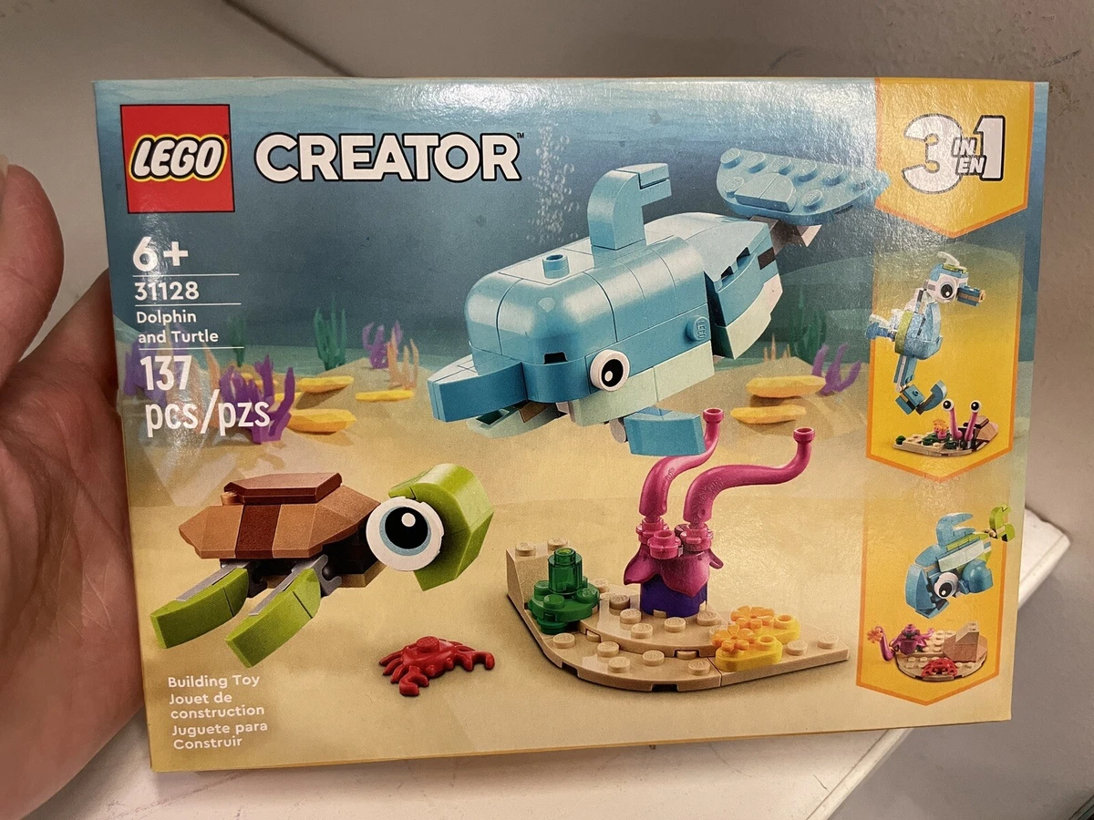 LEGO 31128 Creator 3 in 1 Dolphin and Turtle IN HAND Fast Shipping