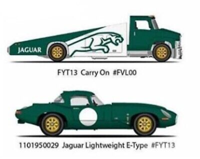 Hot Wheels Jaguar E Type and Carry On Team Transport FLF56-956F 1/64