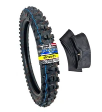 Dunlop MX34 80/100-21 Front Tire Tube Combo Dirt Bike 80 100 21 Geomax 45273505