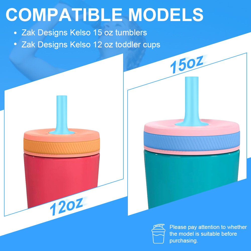 Bocchino Silicone Senza BPA 12 Pezzi 8pz Valvola A Mordere Ricambio Per Zak Designs Kelso 15oz Bocchino Silicone Senza BPA Per Zak Kelso