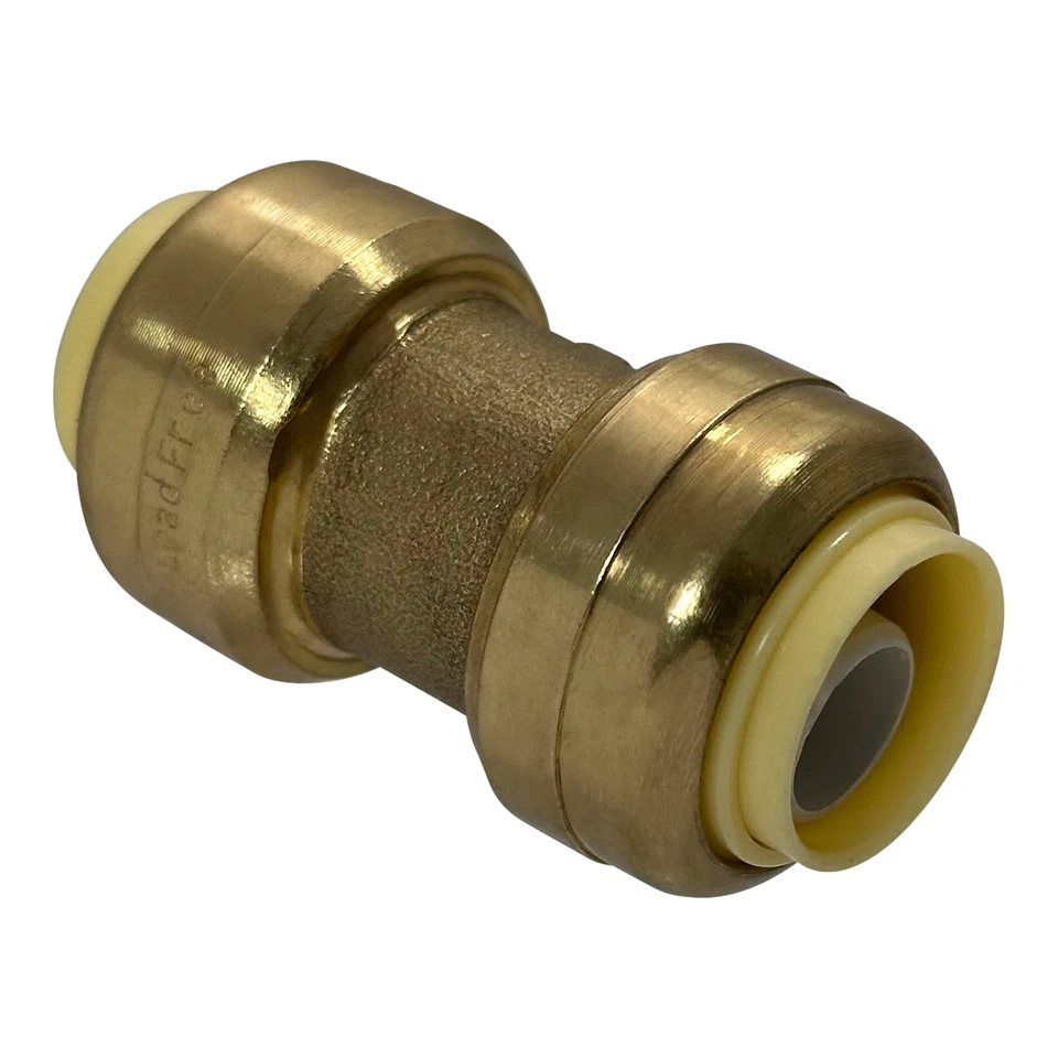 10) 1/2 PUSH FIT COUPLING W. 1 FREE DISCONNECT CLIP 1/2 Push to Connect Coupling - Image 2 of 4