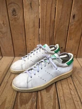 🔥🔥VTG Adidas Stans Smith white / Green SNEAKERS Made IN czechoslovakia UK 7.5
