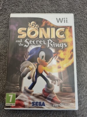 Sonic and the Secret Rings (PAL) Nintendo Wii Complete with manual  UK