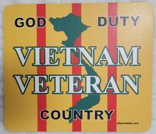 VIETNAM VETERAN COMPUTER MOUSE PAD MAT - BRAND NEW - FREE Shipping