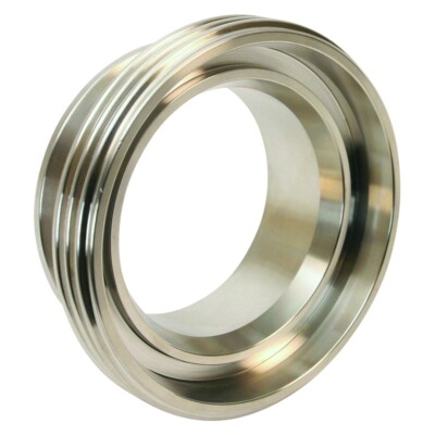 DIN to Tri Clamp Adapter | Male 2.5 inch (DN65) x 2.5 TC (2 Pack)