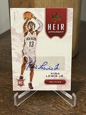 2020-21 Panini Court Kings Heir Apparent Gold /99 Kira Lewis Jr Rookie Auto RC