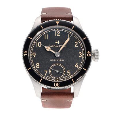 Hamilton H76719530 Men's Khaki Aviation Pilot Pioneer Mechanical 43mm MSRP $1295