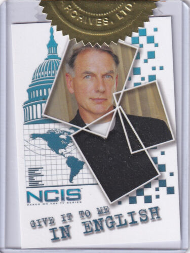 NCIS Premium Release von Rittenhouse - CT1 Etui Topper Karte - Gibbs 187/225 - Bild 1 von 2
