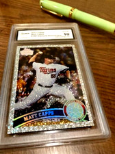 2011 Topps Diamond Anniversary #288 MATT CAPPS GMA 10 GEM MT AND BONUS CARDS
