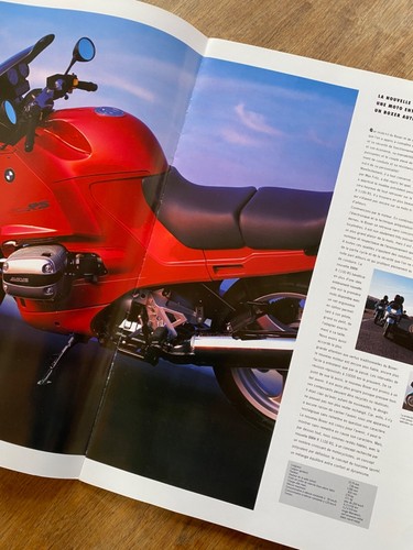 Bmw R1100RS catalogue 30x41cm environ TB état un coin plié RARE ! - Photo 5/6