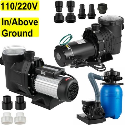 1.5/2/2.5 HP Hayward Swimming Pool Pump In/Above Ground W Strainer Filter Basket