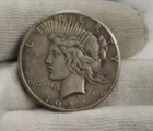 1927 US Peace Silver Dollar $1 VF (Cleaned)