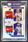 2020 National Treasures Justin Jefferson Joe Burrow Laundry Tag Brand Logo #1/1