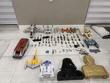 Star Wars Figure Lot Vehicle Gunship Accessor...