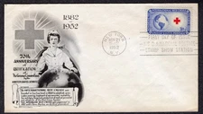 1952 International Red Cross (Scott 1016) - Aristocrat FDC TE427