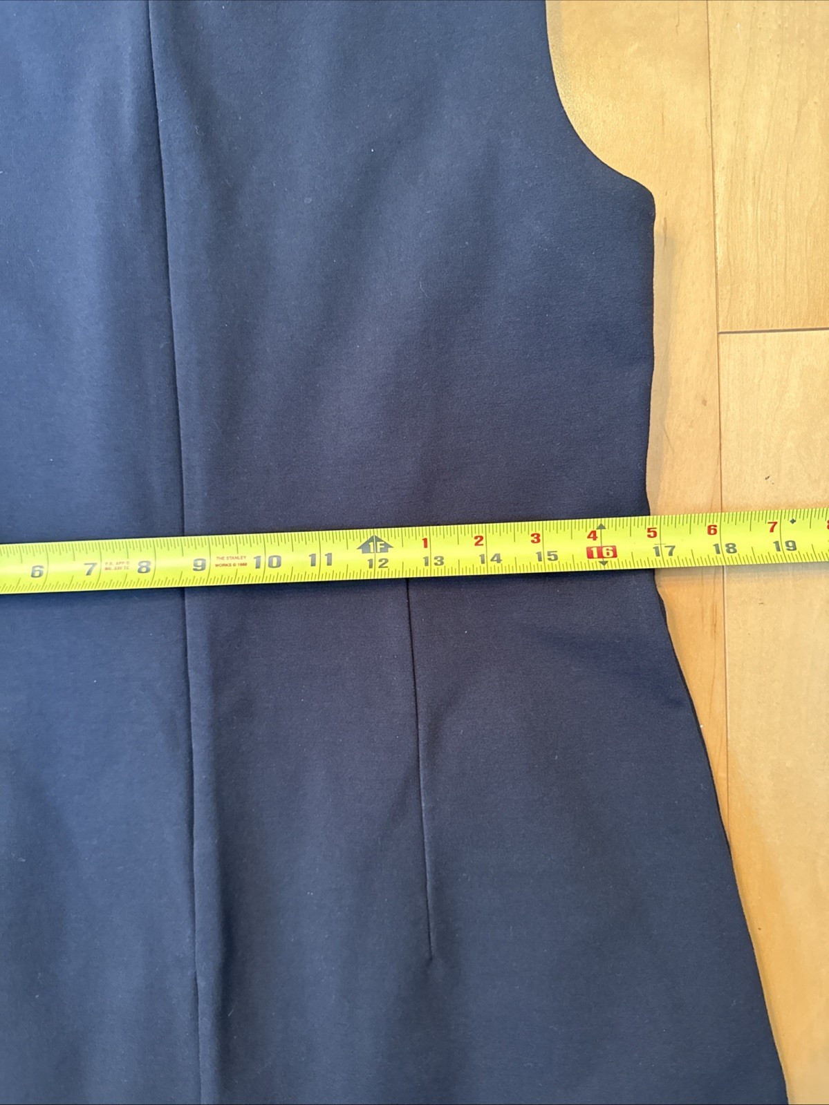 BLACK BASIC Lands End Black Heavyweight Sleeveles… - image 6