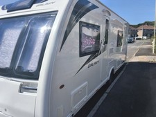 LUNAR GALAXY 4BERTH 2018 CARAVAN WITH FREESAT TV, MOTOR MOVER, ALARM
