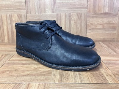 Sz 10 - John Varvatos Star USA Hipster Chukka Boots Black  display picture 2