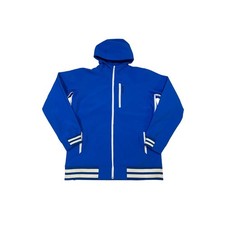 Burton DryRide Softshell Hoodie Mens XL Blue Full Zip Snowboard Jacket 17651CN