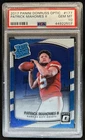 2017 Panini Donruss Optic Patrick Mahomes II RC Rated Rookie #177 Chiefs PSA 10