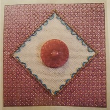 Needlepoint Sandy Jenkins Custom Buttons 950 B Sandy Jenkins canvas guide button