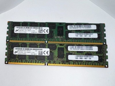 Micron 16GB (1x16GB) PC3-12800 (DDR3-1600) DIMM Memory