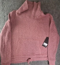 90 Degree by Reflex Women’s Funnel Neck Pullover Sweater Medium New With Tags