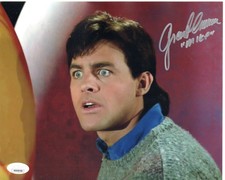Grant Cramer signed 8x10 Photo Mike Tobacco - Killer Klowns from Outer Space *Mi